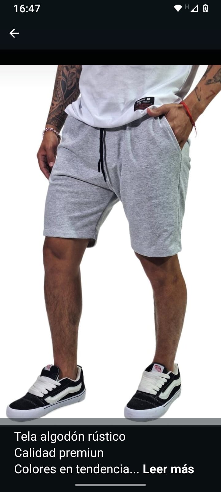 Shorts Rústico